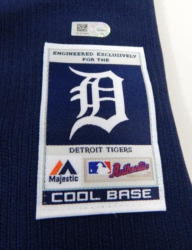 2014-16 Detroit Tigers Blank Game Emitido Navy Jersey Spring Training BP 40 201 - Jogo usada MLB Jerseys