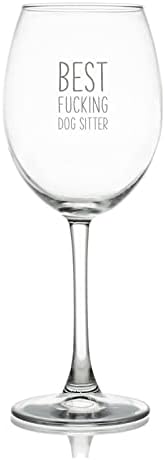 Goblete de copo de vinho Melhor porra de cães com taças de vinho tinto de cristal gravado para degustação de vinhos,