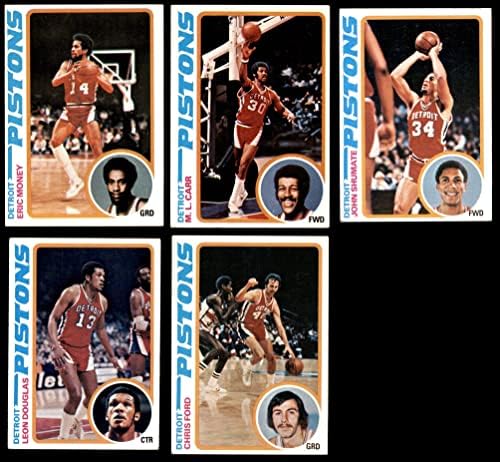 1978-79 Topps Detroit Pistons Team Set Detroit Pistons VG/EX Pistons