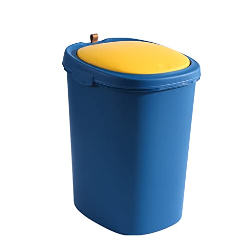 Lixo do tipo de prensa uysvgf pode capa de bombas domésticas cesta de papel higiênico com tampa lixo da sala de estar lixo