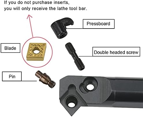 Cutter de moagem de carboneto 1 S20R-MCWNR12 S25S-MCWNR12 Turnion Turning Turning Turnion CNMG Inserção
