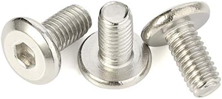 M3 x 12mm de parafusos de cabeça de cabeça de cabeça de cabeça de 12 mm parafusos de contra-cadeira de cadeira de mobiliário Berço