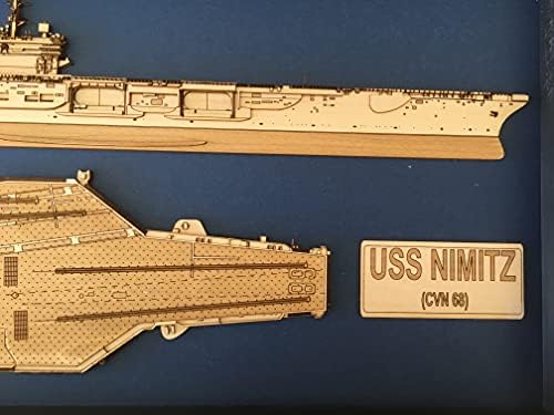 USS Theodore Roosevelt Wood Model