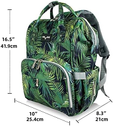 Mochila de fraldas premium de Tili Dili do Sr. Peanut com porta de carregamento USB