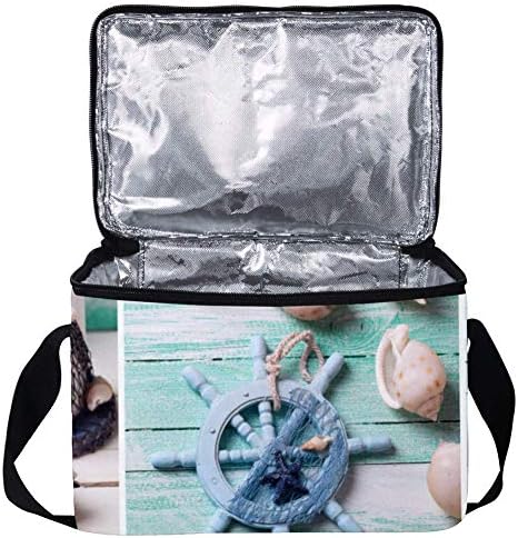 Modelo de casca e veleiro reutilizável lanchonetes de bolsas mais refrigeradas Bento Bento Bag Box, lancheira portátil para homens para homens adultos adultos