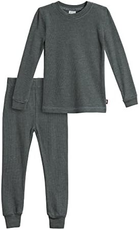 City Threads Girls Thermal Rouphe Conjunto Long John, camada de base de algodão respirável suave - Feito nos EUA