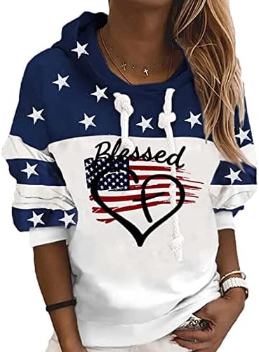 Bandeira dos EUA da Sivlana, Selta Bolsa de Moletom, Pullover Listrado Casual Pullover Zip American Pullover Sweater