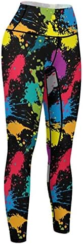 Alemanha Bandeira Leggings para mulheres De exercício de cintura alta ioga Pants atléticos Leggings Running Calças de