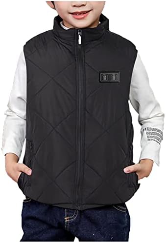 Meninos Meninas Colete de aquecimento elétrico 2022 Crianças Inverno quente USB Smart Electric Aqueled colete Jacket Outwear