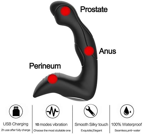 IMASSEUR portátil silencioso macio pequeno e conveniente massagers sem fio dispositivo de prostata múltipla velocidade e padrões