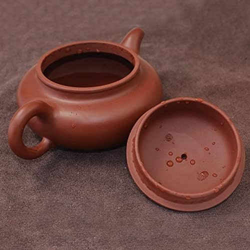 Tule de 8,6 onças chinesa yixing genuine Clay Classics Fanggu Pot Infusers Tea