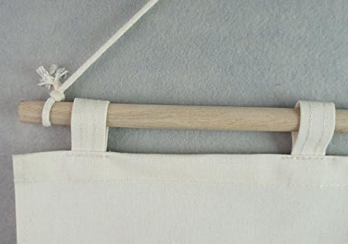 Tandi Linen/algodão Armário de parede de tecido de parede pendurado Caixa de saco de armazenamento 8 bolsos Organizador