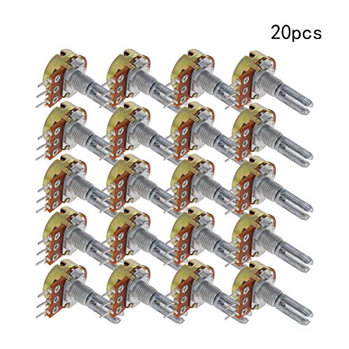 FILECT 20PCS WH148 500K OHM LINHELATIVO LINEAR POTENTIOTEMETRO ROTENTIO