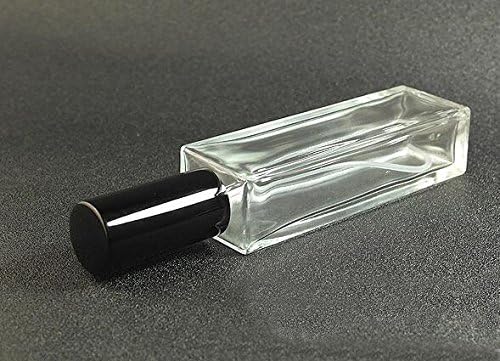 Garrafa de perfume Pulverizador de vidro de vidro reabastecido de perfume Garrafas de vidro essencial de vidro de vidro com tampa