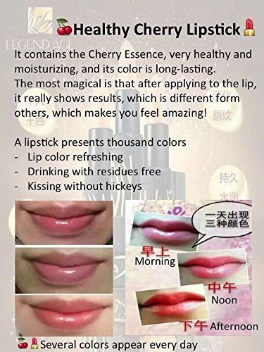 Legend Age Health Beauty Lip Mask 3 em 1 batom de cereja mágica mil cores