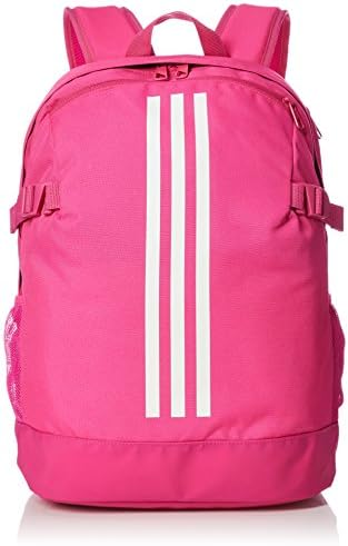 Adidas unissex adulto 3 -stripes Power IV M Backpack - choque rosa/branco/branco, 16 x 32 x 44 cm