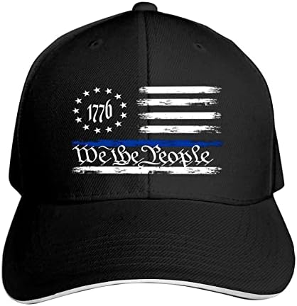 The People 1776 Vintage USA Flag Baseball Cap ajustável Sandwich Cap Dad Hat