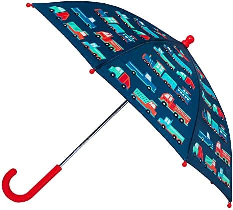 Mochila Wildkin Kids 12 polegadas, guarda -chuva, lancheira e tamanhos 8 botas de chuva Ultimate Bundle Essentials