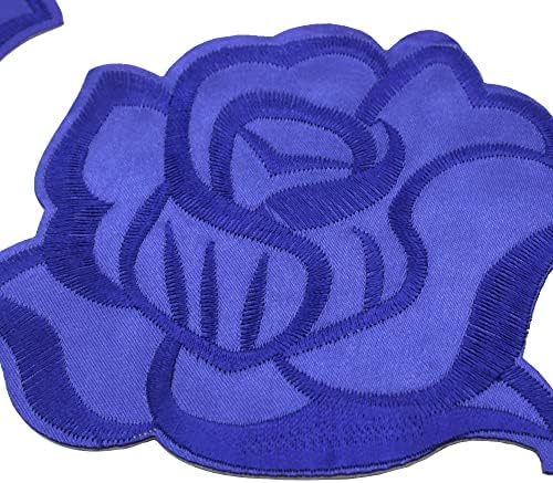 Ferro u-sky em manchas de flores, bordados de flores de ferro de flor para roupas de jeans de mochilas