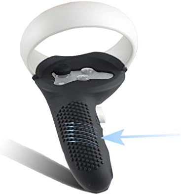 Touch Controller Handle Grip Tampa e tampa de roqueiro e lente VR Proteção de cobertura e estojo de silicone Conjunto