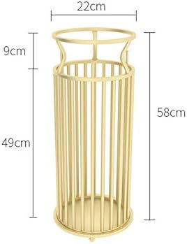 WXXGY Umbrella stand rack criativo ferro forjado de grande capacidade Hotel Hotel Hotel Lobby Gubla Bucket Hangable Dobring Umbrella/Pink