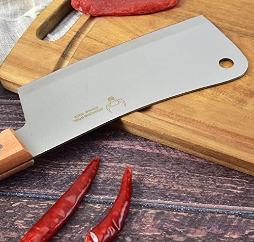 Faca de cozinha de tycos de 8 polegadas açougueiro Cleaver Chopper Knife Flicicing Carne Chopping Bones Handle for Home Kitchen and Restaurant