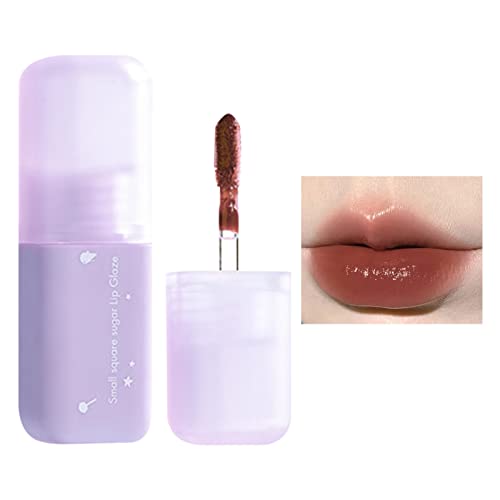 Pacotes de brilho labial Xiahium para adolescentes Lip Lip Gloss Longo Lip Glaze Film Wet non Fade High Pigmment Batom Lip Gloss