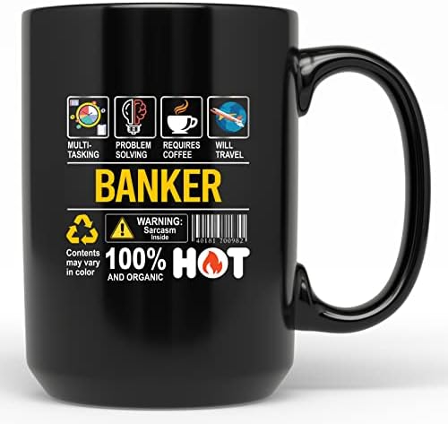 Multitarefa para resolver caneca de banqueiro para orgulhoso Banker Coffee Caneca Best Banker Ever Maior Banker Ever Job Pride Teacup