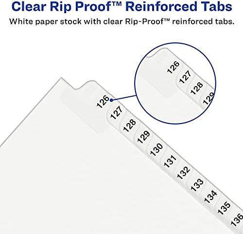 Índice Jurídico de Averylle Avery, Averyle, Anexo Anexo Exiba Divisores de Exibir, A-Z e Índice, Tab lateral, 8,5 x 11 polegadas,