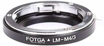 Adaptador de montagem da lente FOTGA para lente Leica M para micro quatro terços Câmera Olympus Pen E-PL6/7/8 E-M OM-D E-M5