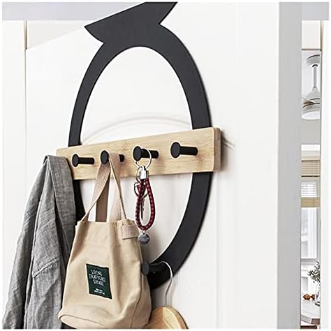 Rack de casaco montado na parede 1 embalagem criativa Montada de parede para trás roupas de porta gancho de gancho Rack