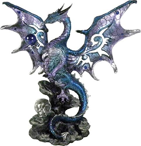 Nemesis Now Blue Dragon Protector Figure 26cm Blue