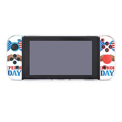 Caso para Nintendo Switch, Independence Day Patriótico Americano Cinco Pieces Defina acessórios de console de casos de capa protetores para o Switch