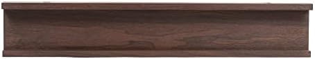 Prateleiras de kiera graça borda simples e clássica única decorativa de madeira engenharia plataforma de moldura de parede de madeira