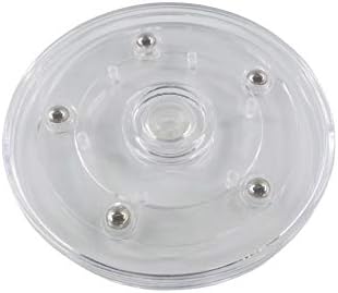 FixtUledisplays® 4 Clear Plástico Spinner Lazy Susan Turnumable Organizador para Spice Rack Table Bolo de cozinha