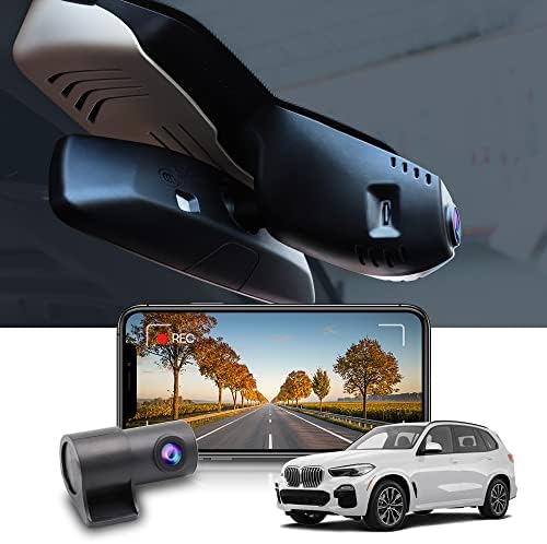 Fitcamx front 4k+traseiro 1080p came de traço adequado para BMW X5 2023 2022 2021 2020 2019 G05 XDRIVE50 M50I SDRIVE40i, estilo OEM,