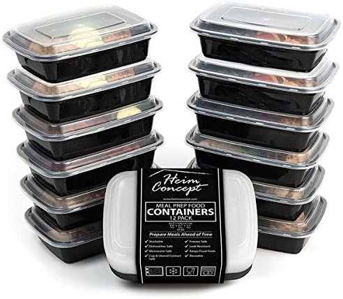 HEIM CONCECT 12-PC PREFELHO PREP RECIMENTOS DE ALIMENTOS COM TIMPAS MELHORES DURÍVEL DURÍVEL RACO DE LAVELA DE MAIS RACO DE TOP DURAÇÃO SEGURA ASSISTRAÇÃO DE VAZEIRA MICROWAVABLE MICROWAVÁVEL PROPRIMENTO DE FELE