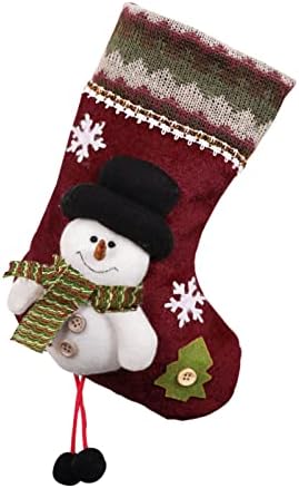 Staque de Natal Grande meias de Natal Decorações Santa Snowman de Snowman Caracterar para Decorações de Filmes em