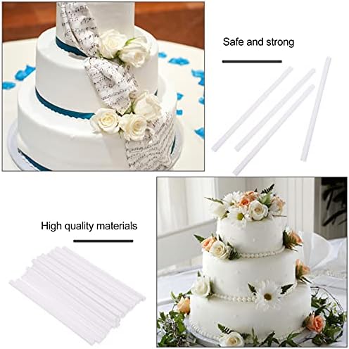 Suprimentos para decoração de bolo de hemotão suprimentos de decoração de bolo 24pcs bolo bolo hastes de bolo de bolo hastes bastões