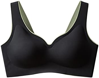 Lingerie sem costura feminina push up sem anel de anel esportes sutiã feminina sutiã esportivo