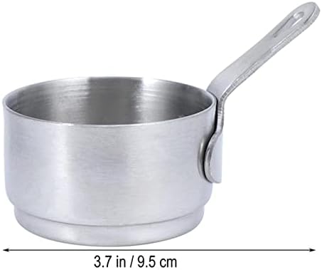 IEASETG BONCE POT AÇO ANTECIMENTO DE AÇO COMPA COM CHURO DE HANGAGE, Frango frito, batatas fritas, molho de molho de molho de xícara