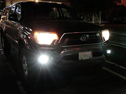 IJDMTOY LED POD Kit de lâmpada de nevoeiro leve compatível com 2012-15 Toyota Tacoma, inclui cubos de LED de alta potência