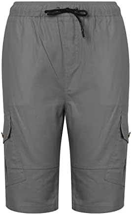 Ozmmyan masculino shorts de carga casual Cantura elástica de praia de verão Treinamento leve para o corredor de ginástica