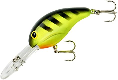 Band-It Series 300 Crankbait Bass Pesques de pesca, acessórios fishing, mergulhe a 12 pés de profundidade, 2 , 1/4 oz, listras