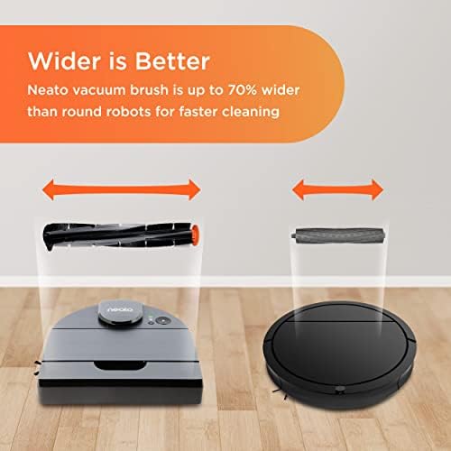 NETO D10 Robô Inteligente Vacuum Cleaner-Lasersmart Nav, mapeamento inteligente, zonas de limpeza, Wi-Fi conectado, tempo