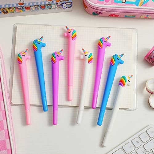 Tofficu Black Pens Girl Gifts 4pcs desenho animado caneta de caneta de caneta escrita caneta adorável infantil canetas de tinta