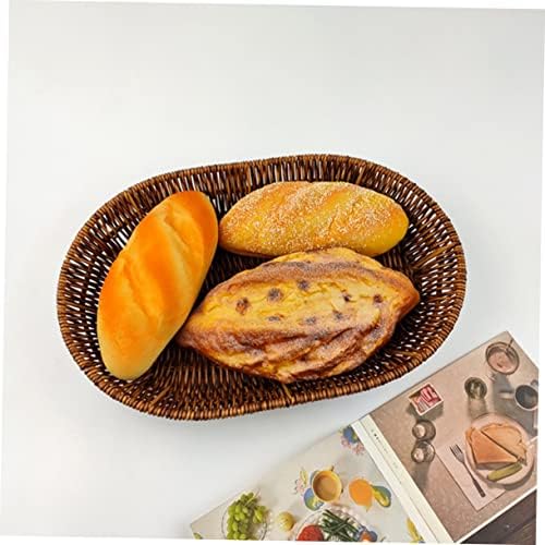 Alipis 3pcs cesto de cesta de frutas cesta de vime cesto cesta de plasticos para comida recipientes de doces para presentes