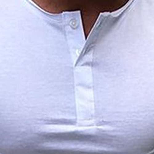 Maiyifu-gj slim fit fit projetado algodão camiseta de algodão leve Front Cacket Short Sleeve Casual Casual Camisa Estrelada