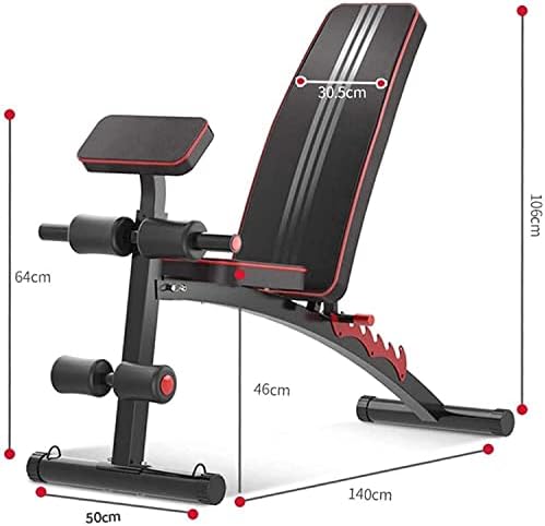 MXJCC Bench Bench Bench Equipamento de exercício de exercício de exercício para treinamento de força de academia em