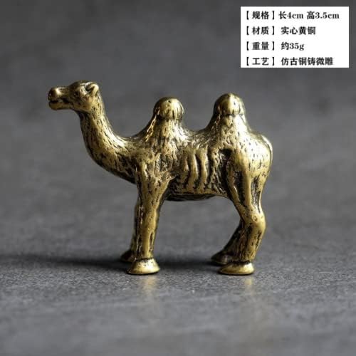 Xialon High Home Bedroom Pure Camel Camel Ornamentos Tea Pet Handicrafts Solid Copper